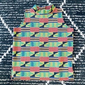 Bright and colorful vintage tank